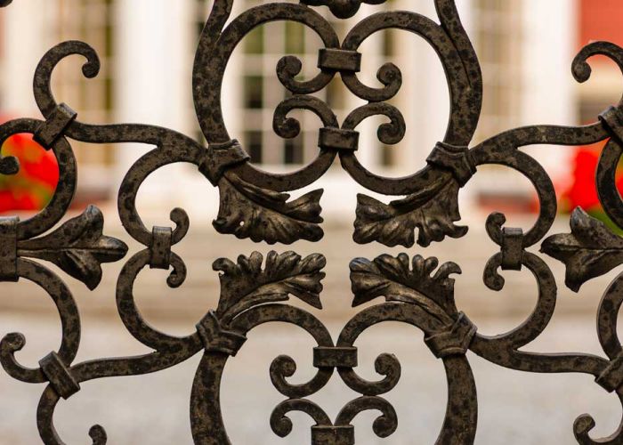 Parisian balcony ironwork example